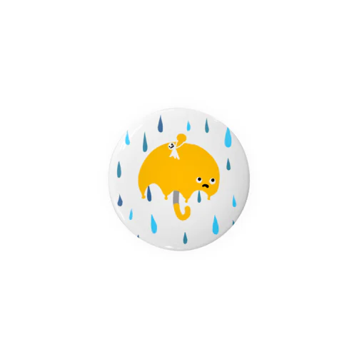 in the rain Tin Badge