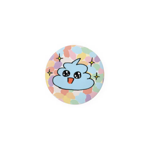 きらきらうんこちゃん Tin Badge