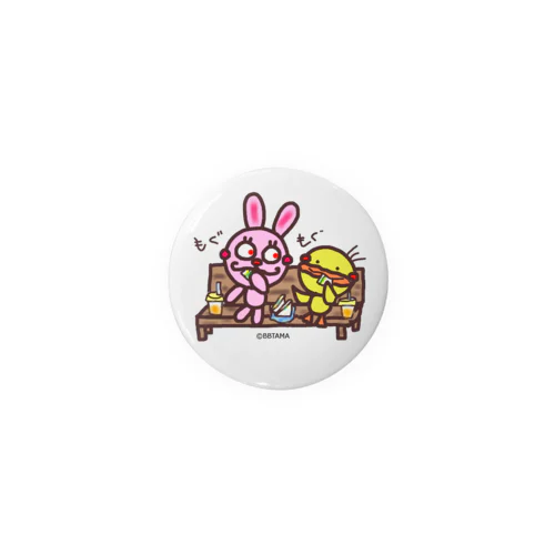 うさぴよ💛サンドイッチ Tin Badge