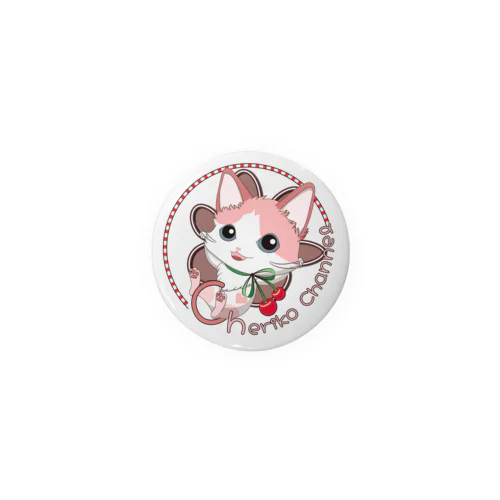 ちぇりにゃん Tin Badge