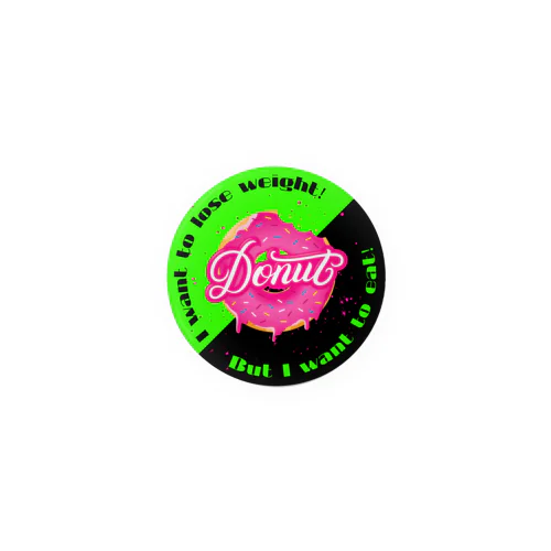 DONUT Tin Badge