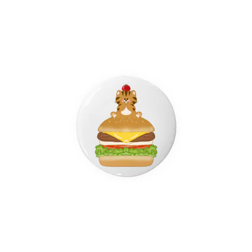 にゃんバーガー Tin Badge