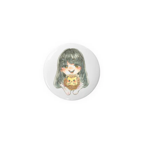 かわいい女の子の缶バッチ Tin Badge