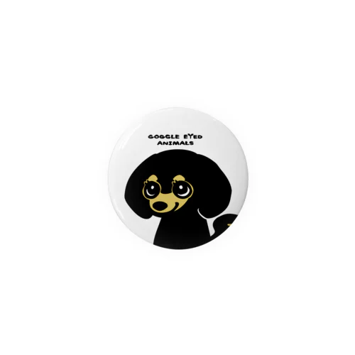 Black Cream_44mm Tin Badge