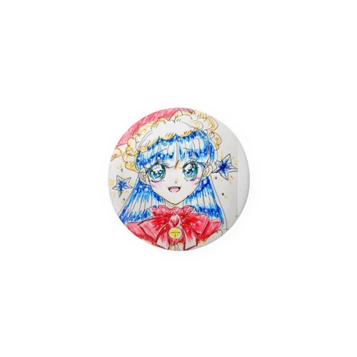 女の子2 Tin Badge