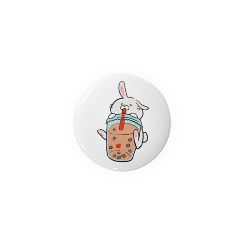 てぃっぴぃとタピオカ Tin Badge