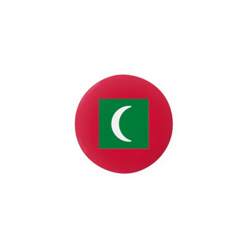 モルディブの国旗 缶バッジ
