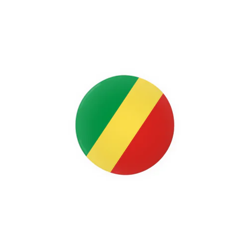 コンゴ共和国の国旗 Tin Badge
