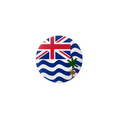 イギリス領インド洋地域の旗 缶バッジ