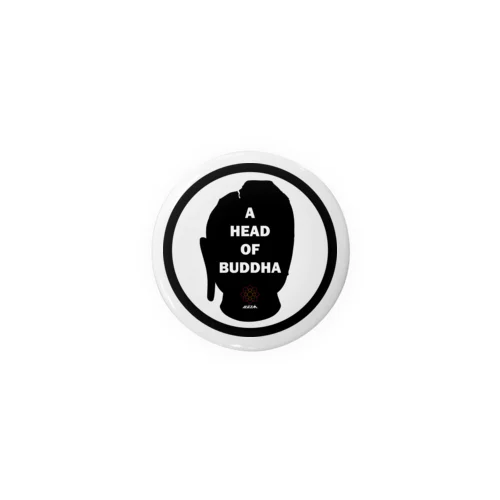 A HEAD OF BUDDHA Tin Badge