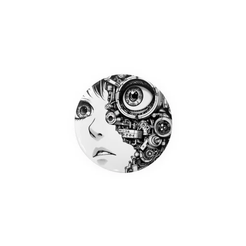 キカイショウジョ Tin Badge