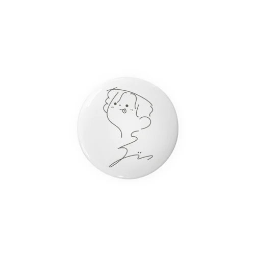 よしうくん(黒) Tin Badge