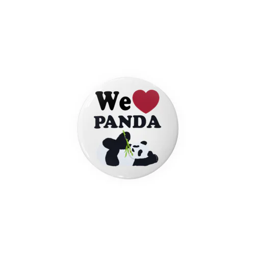 we love パンダ Tin Badge