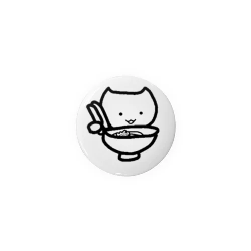 リャーメンねこ Tin Badge