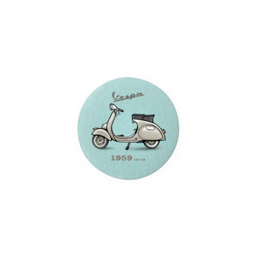 Vespa_1959 Tin Badge