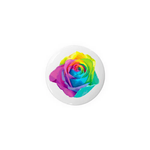 Rainbow rose(Single) 缶バッジ