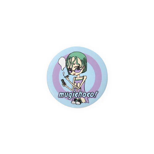 mugichocogirl Tin Badge