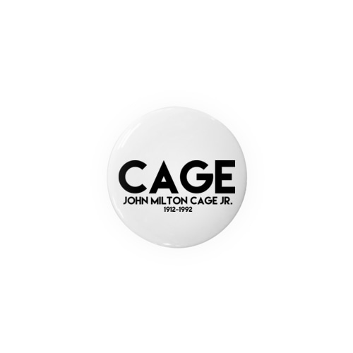 ジョン・ケージ(CAGE) Tin Badge