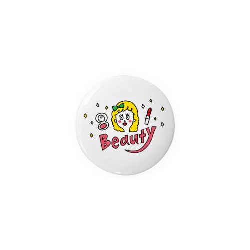 Beauty badge 缶バッジ