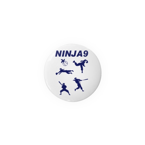 NINJA9 Tin Badge