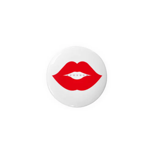 Eating lips Tin Badge