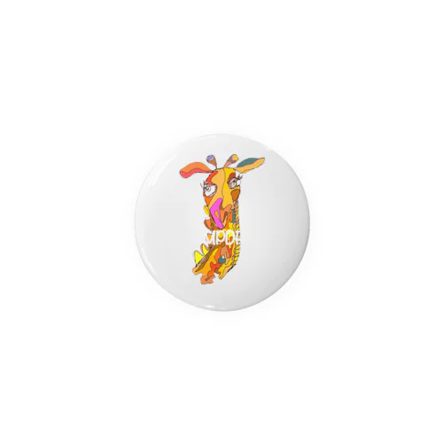 Giraffe 「kijupo」 Tin Badge