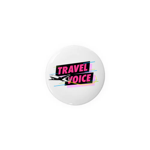Travel Voice オフィシャルロゴ 缶バッジ