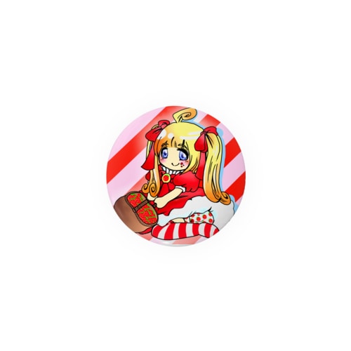 ふわりいちご【公式】缶バッヂ Tin Badge