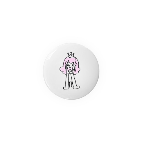 ももきんぐ Tin Badge