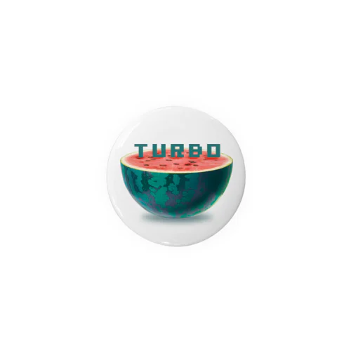 TURBOスイカ Tin Badge