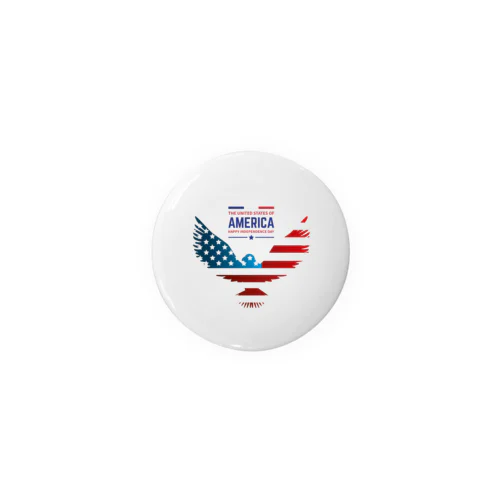 USA EAGLE Tin Badge