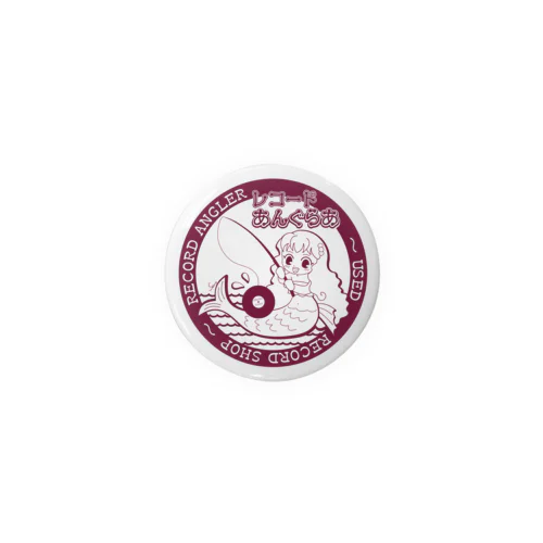 人魚ちゃん柄A Tin Badge