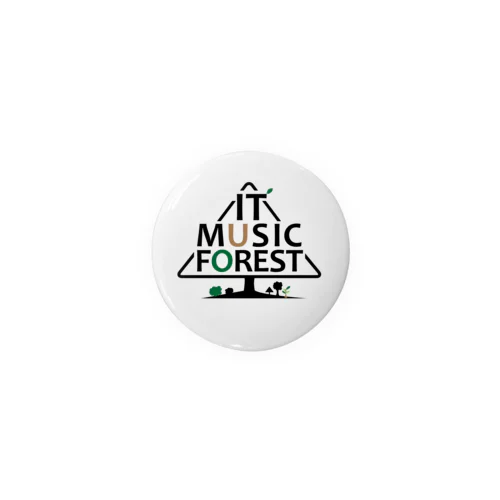 IT MUSIC FOREST チャリティーグッズ Tin Badge