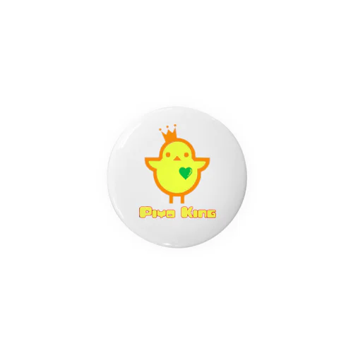 Piyo King Tin Badge