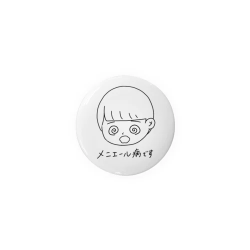 メニエール病 Tin Badge