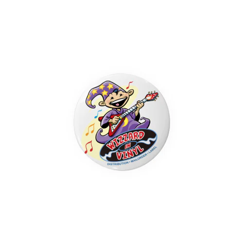 Wizzard In Vinylのロゴ Tin Badge