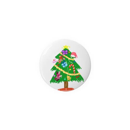 クリスマスツリー Tin Badge