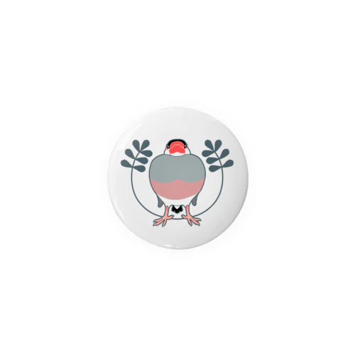ムキムキ文鳥 Tin Badge