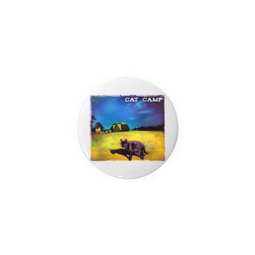 CAT CAMP Tin Badge