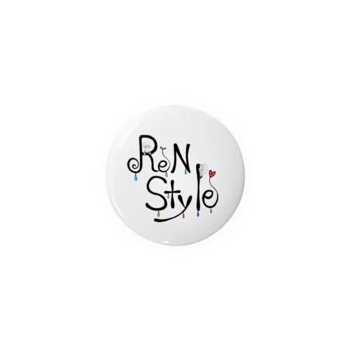 Ren　Style Tin Badge