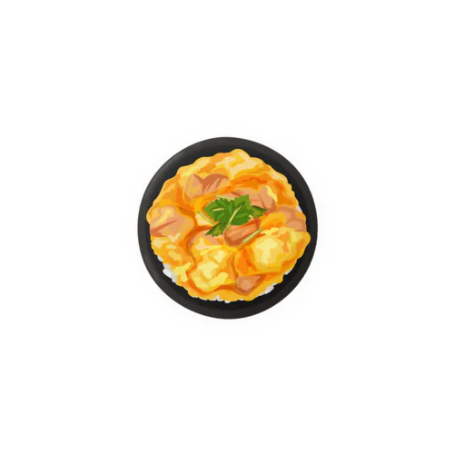 親子丼 Tin Badge