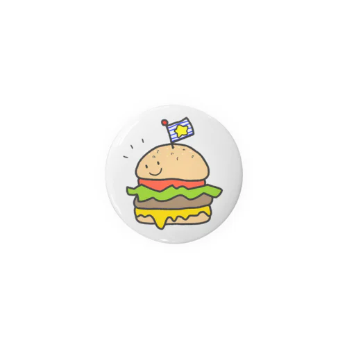 ハンバーガー Tin Badge