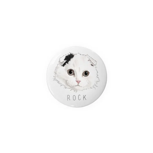 rock Tin Badge