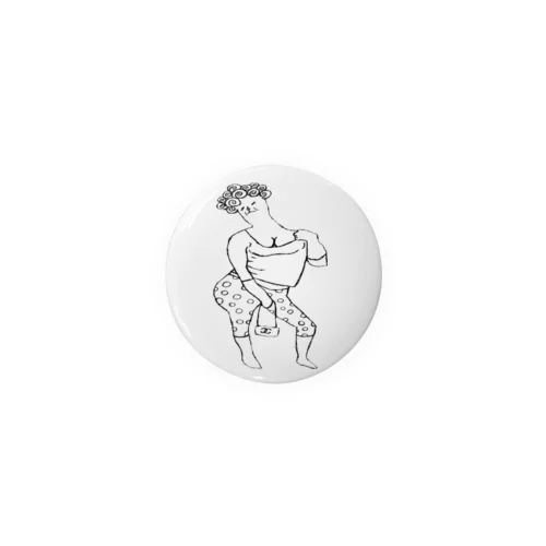 わらび婦人 Tin Badge