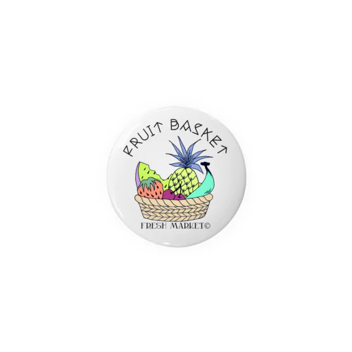 FRUIT BASKET Tin Badge