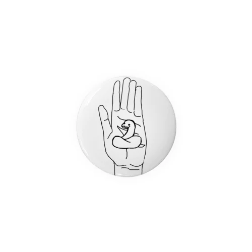 手乗りボールパイソン Tin Badge