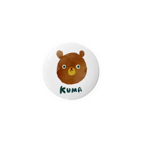 かっこいいKUMA Tin Badge