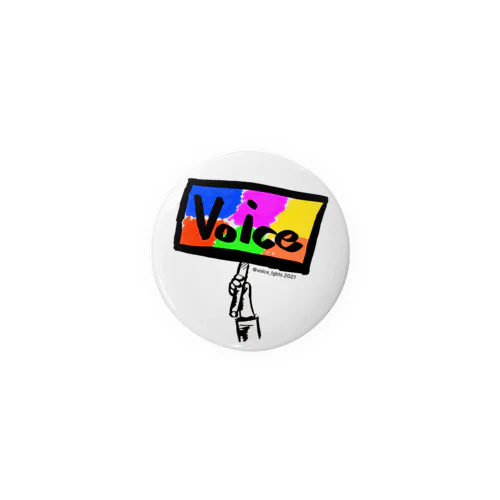 Voice Tin Badge