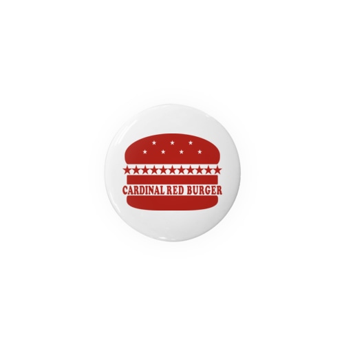 CARDINAL RED BURGER  Tin Badge