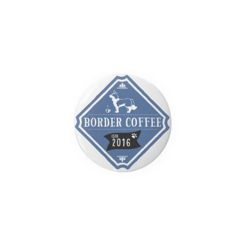 BORDER COFFEE Tin Badge